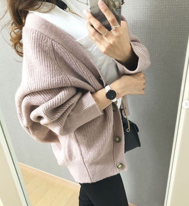 GU蝙蝠袖開襟外套