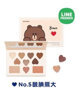 MISSHA X LINE FRIENDS完美濾鏡眼頰彩盤