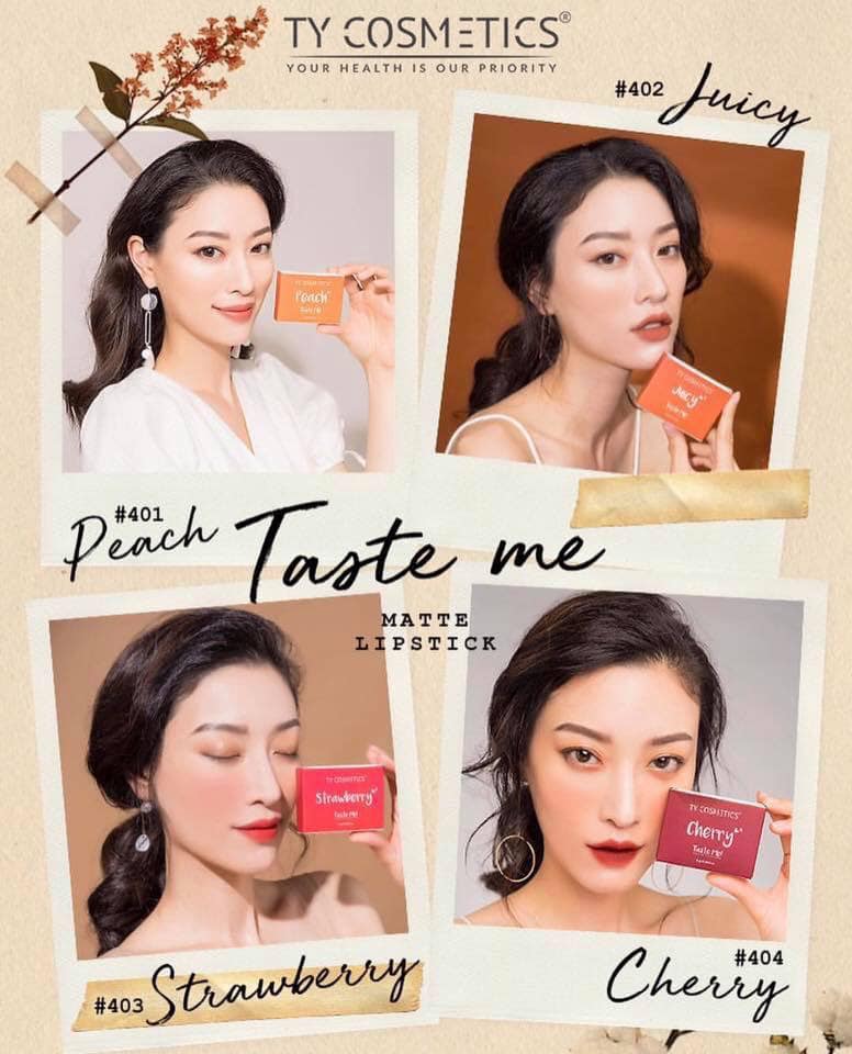 唇膏 試色 TASTE ME TY COSMETICS