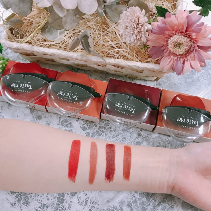 唇膏 試色 TASTE ME TY COSMETICS