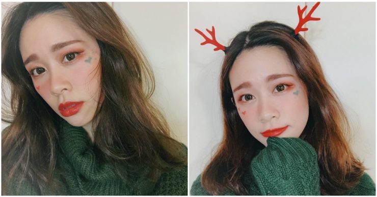大家也來畫上與眾不同的聖誕妝容吧♪