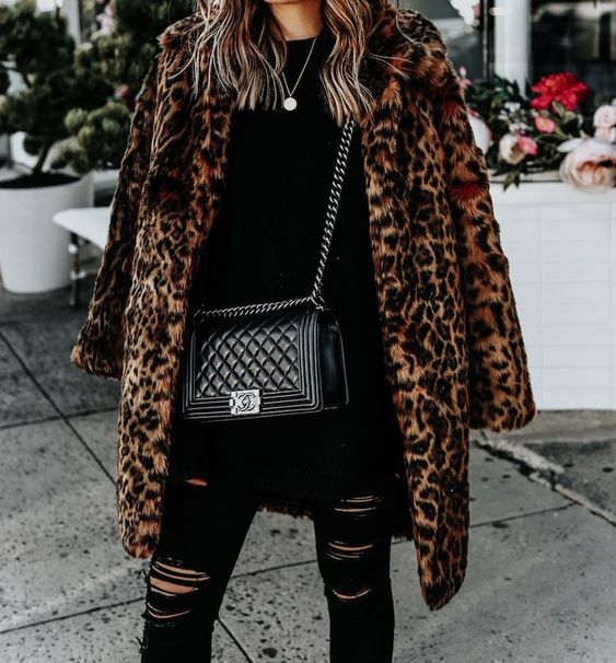 豹紋穿搭