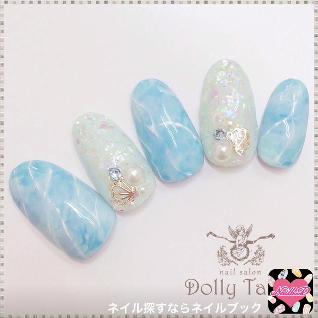 壓克力水染美甲