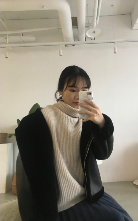毛衣 馬尾