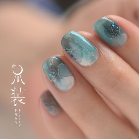 壓克力水染美甲