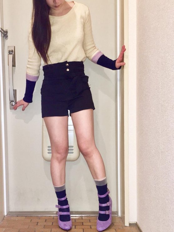 中筒襪 穿搭 短褲