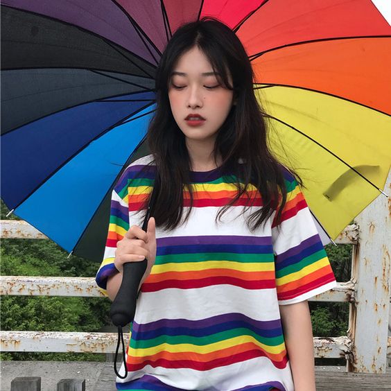 條紋上衣