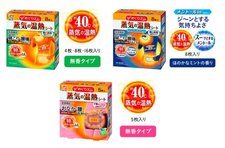 2020年日本必買藥妝 蒸氣熱貼
