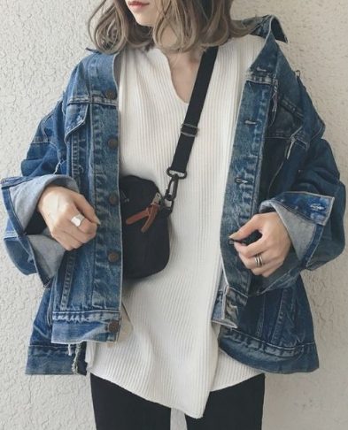 牛仔外套穿搭 單寧外套穿搭