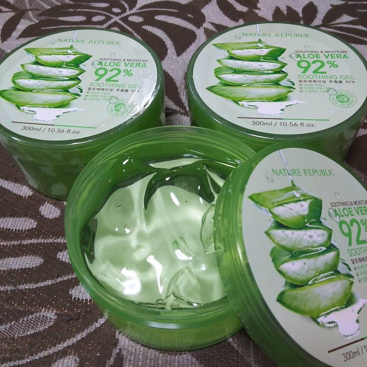 nature republic 蘆薈補水修護保濕凝膠