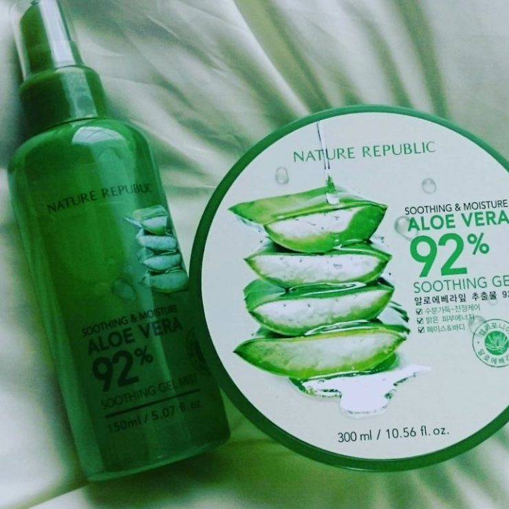 nature republic 蘆薈補水修護保濕凝膠