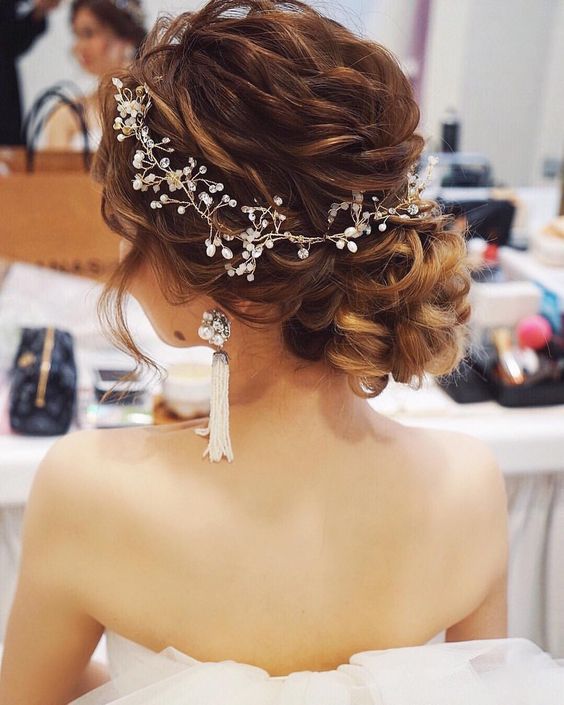 新娘髮型～整頭盤起造型