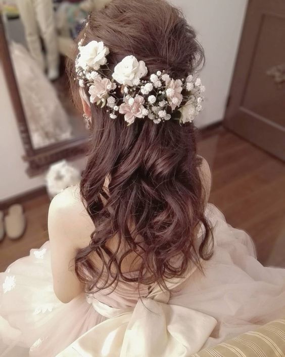 新娘髮型～長馬尾造型