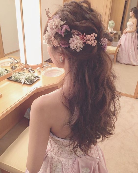 新娘髮型～長馬尾造型