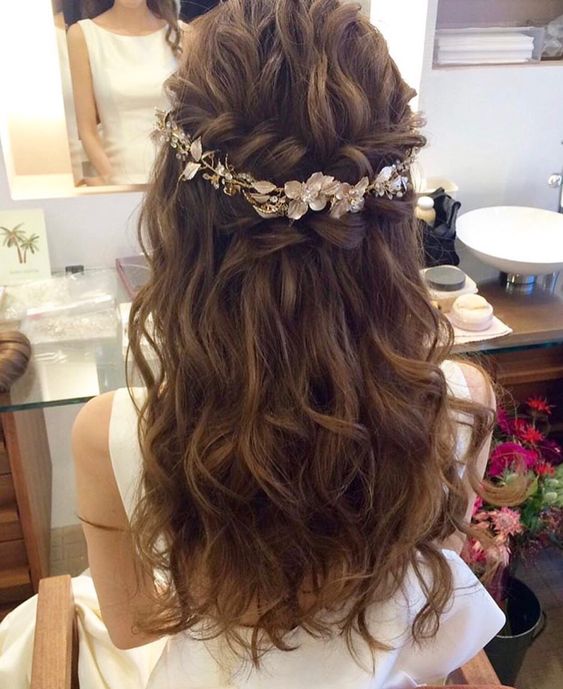 新娘髮型～長馬尾造型