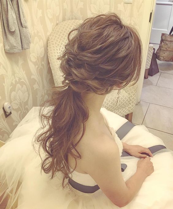 新娘髮型～馬尾造型