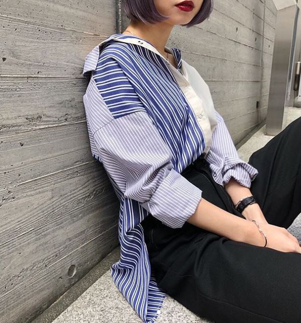 條紋上衣