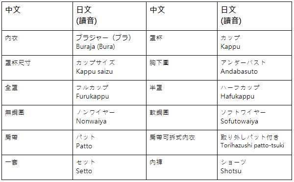 買日牌內衣直接罩杯升級 日本內衣品牌12選與簡易內衣相關日文詞彙教學 美力升級beauty Upgrade