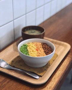 鮭魚四色飯