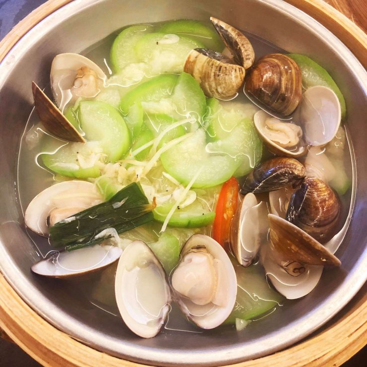 蛤蠣絲瓜湯