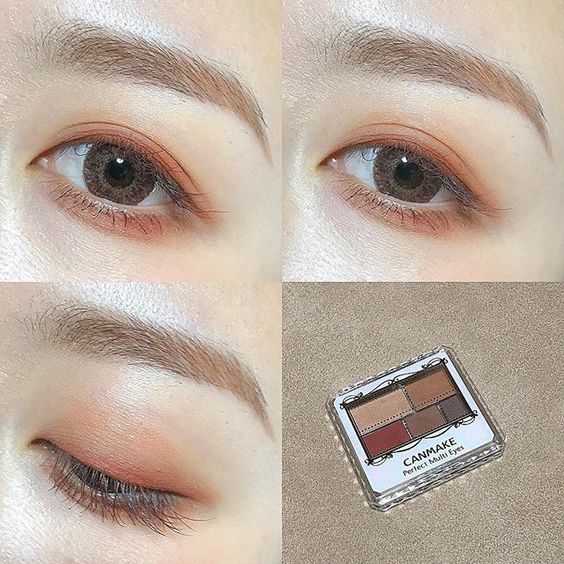 canmake完美霧面眉影盤
