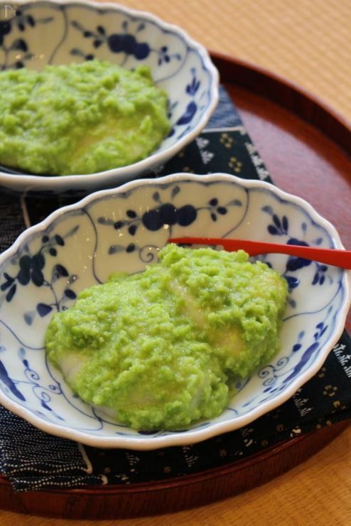 最令人津津樂道的甜食「毛豆麻糬」