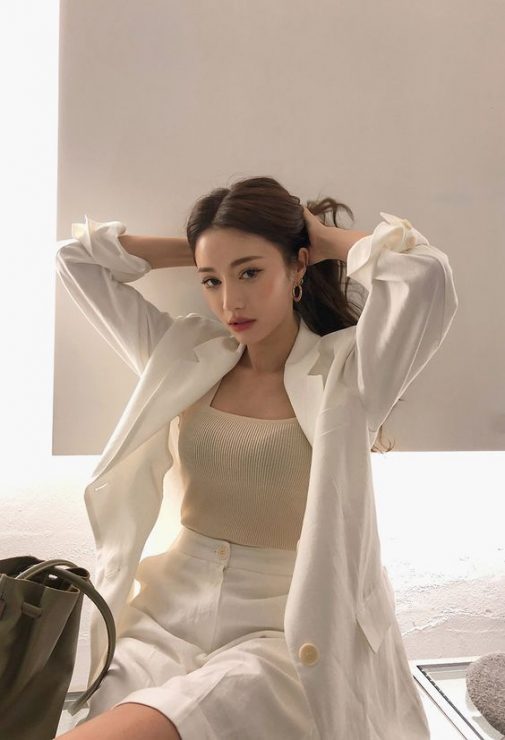 同色系穿搭