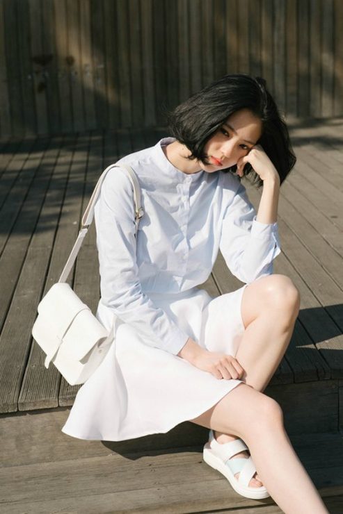 同色系穿搭