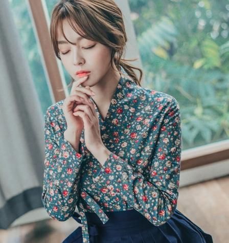 小碎花 穿搭