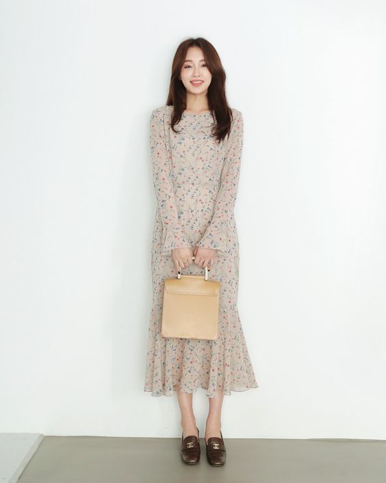 小碎花 穿搭