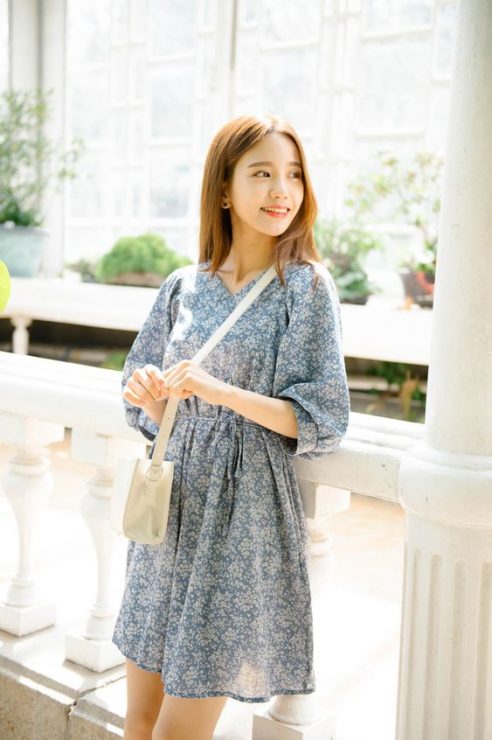 小碎花 穿搭