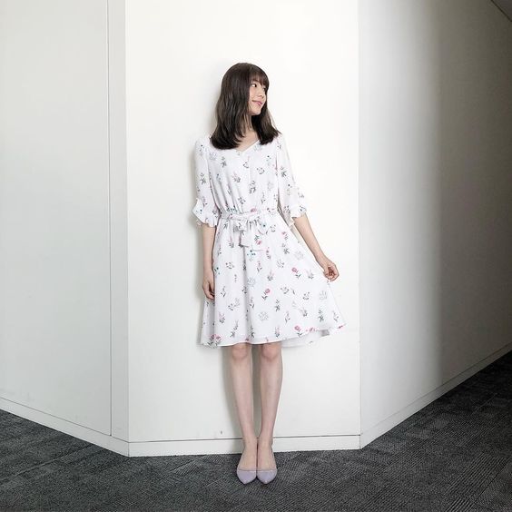 小碎花 穿搭