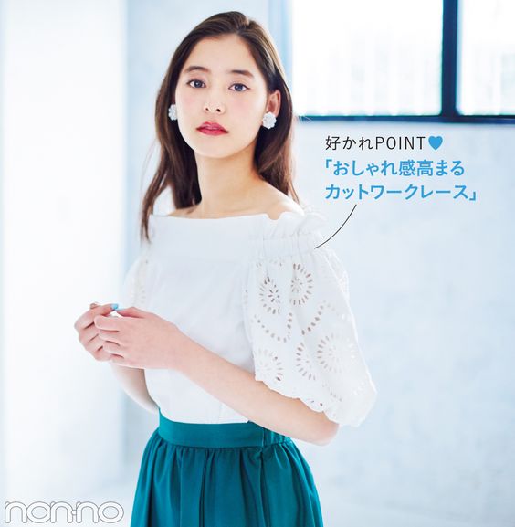 泡泡袖上衣 穿搭