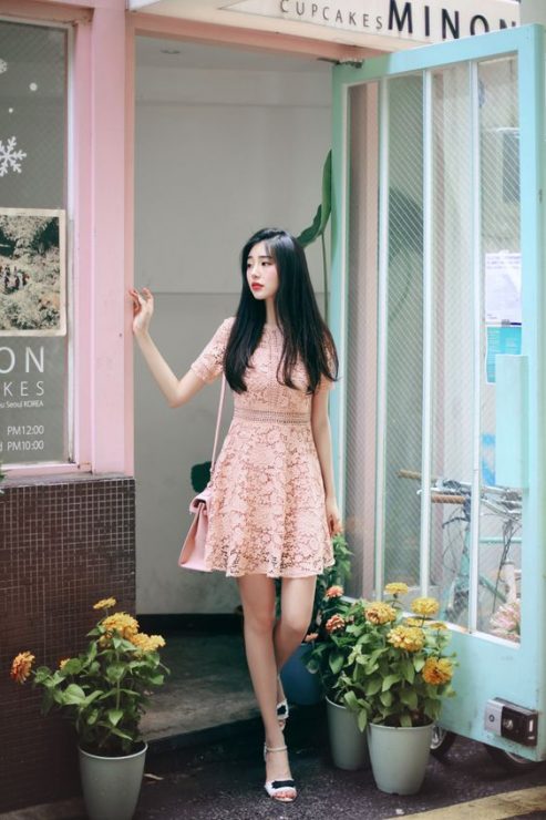蕾絲 穿搭