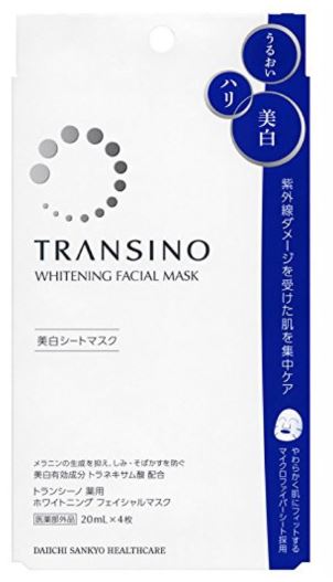 【第一三共藥廠】 TRANSINO傳明酸美白面膜
