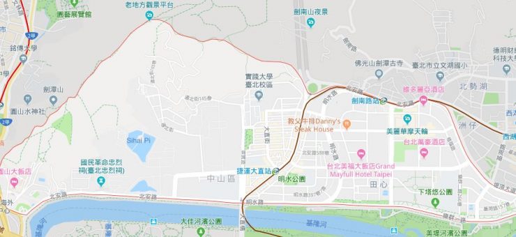 大直 地圖