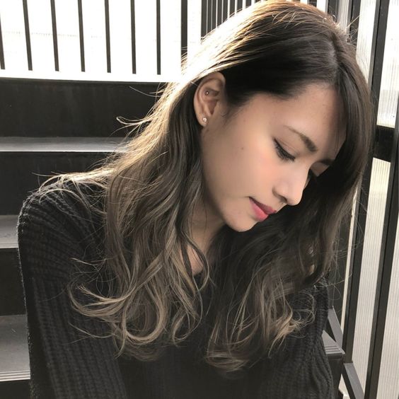 中長捲髮