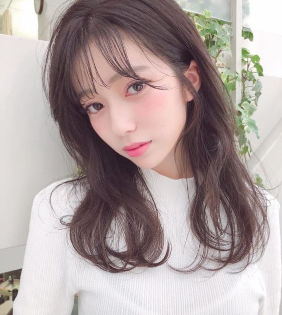 中長捲髮