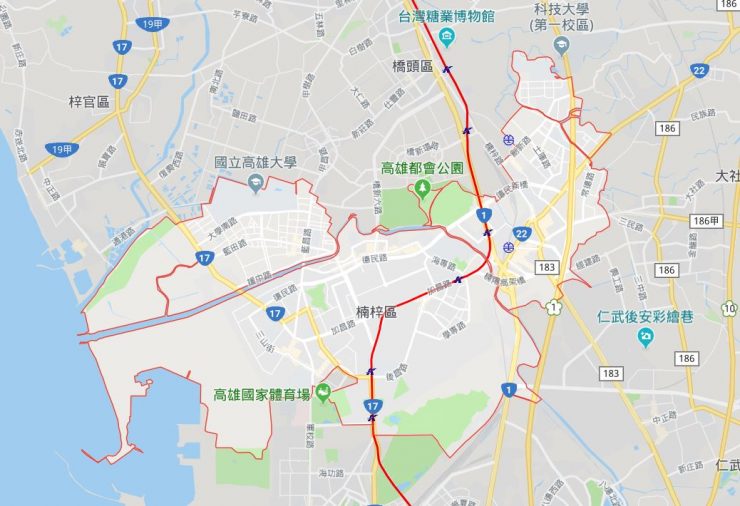 楠梓 地圖