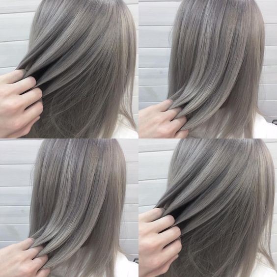 灰色頭髮