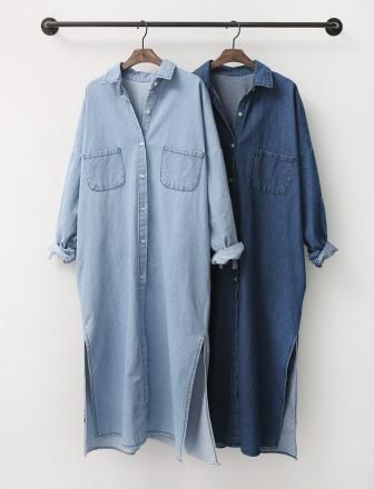牛仔洋裝穿搭