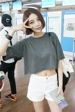短版上衣穿搭
