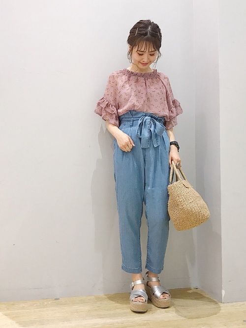 高腰褲穿搭