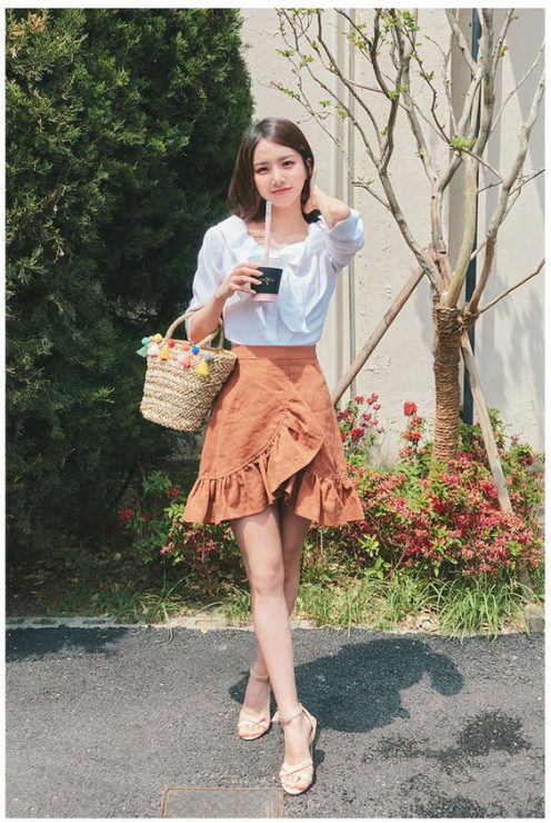 魚尾裙穿搭