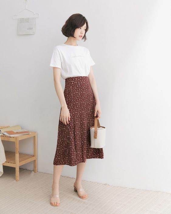 魚尾裙穿搭
