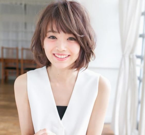 短髮燙捲dth=