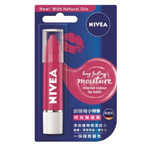 NIVEA妮維雅持色潤唇筆3g時尚魅惑桃