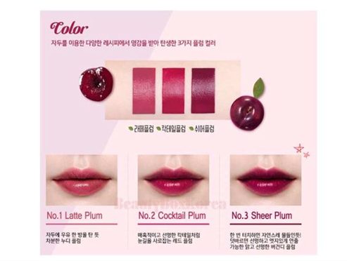 skinfood的彩妝品顯色度和持色度都good！