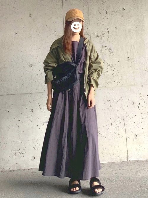 棉麻洋裝穿搭
