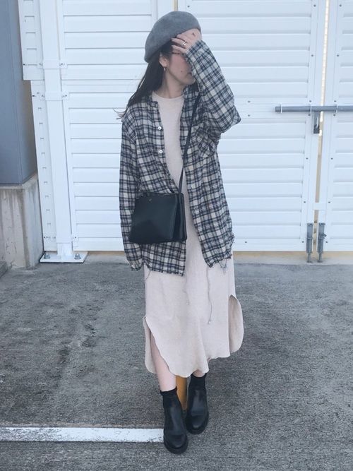 棉麻洋裝穿搭
